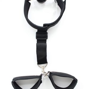 Self Bondage Restraint Set – Ball Gag, Collar & Handcuffs for Ultimate Control | Ibadan adult toys store