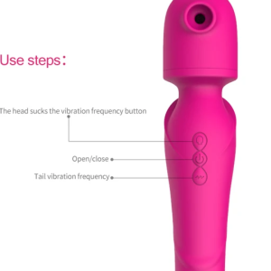 Wand With Sucker Head β Intense Suction Massage Vibrator for Deep Pleasure | Ibadan Sex Toys