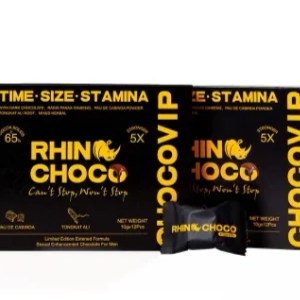 Rhino ChocoVIP Aphrodisiac β Intense Natural Performance Booster | Ibadan Sex Toys
