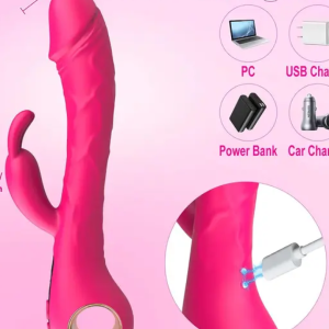 Rabbit Wand with Display – Powerful Vibrations with LED Screen | Ibadan Sex Toys