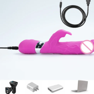Veined Rabbit Vibrator – Powerful Dual Stimulation for Ultimate Pleasure | Ibadan Sex Toys