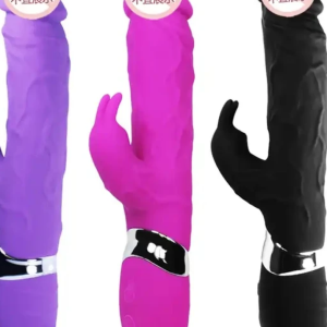 Veined Rabbit Vibrator – Powerful Dual Stimulation for Ultimate Pleasure | Ibadan Sex Toys