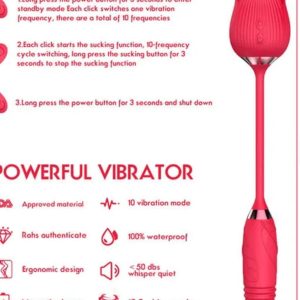Rose Sucker With Tail – Sensual Clitoral Vibrator (Lagos Edition)