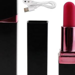 Rechargeable Lipstick Vibrator – Discreet Powerful Toy
