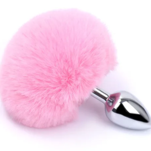 Fluffy Base Butt Plug – Soft Tail Anal Plug for Sensual Play | Ibadan Sex Toys