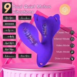 Wearable Dual Vibration Clit & G-Spot Vibrator – Premium App-Controlled Toy in Ibadan