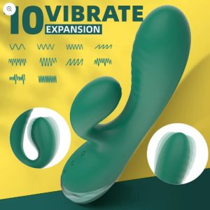 Ultimate Inflatable Head Rabbit Vibrator – Dual Action Toy for Intense Pleasure (Ibadan)