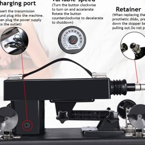 Sex Machine with 5 Heads – Powerful Automatic Thrusting Toy