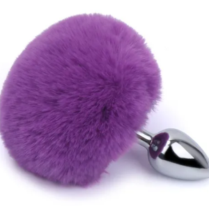 Fluffy Base Butt Plug – Soft Tail Anal Plug for Sensual Play | Ibadan Sex Toys
